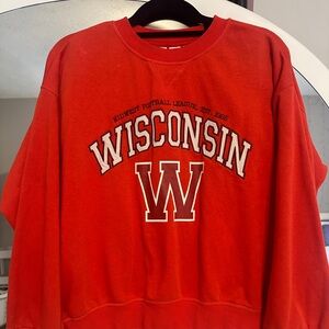 Wisconsin football crewneck sweatshirt